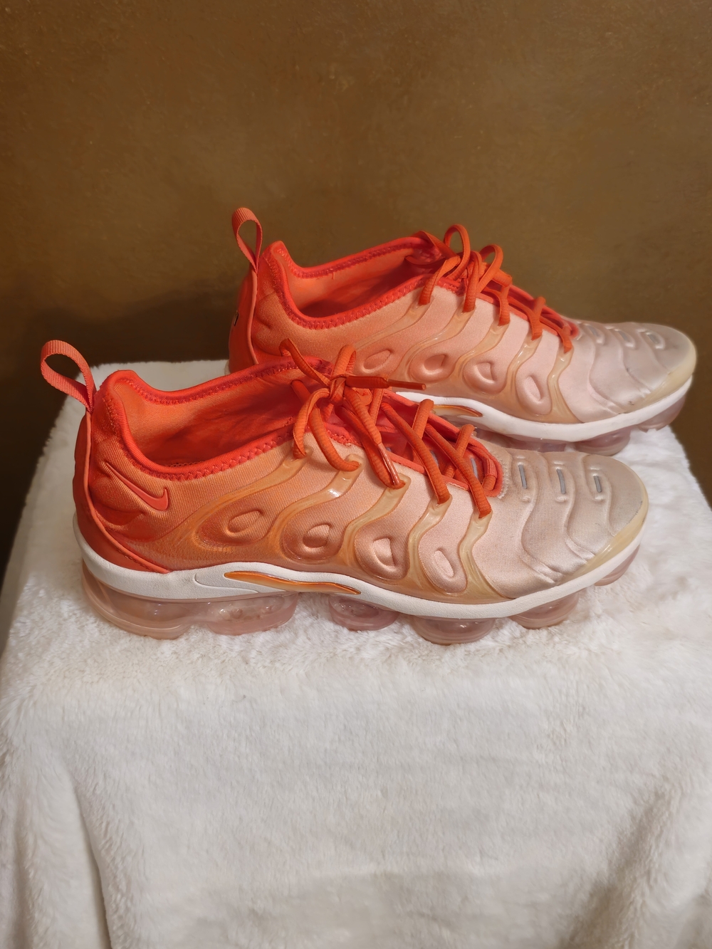Nike Bright Orange Lace-up Athletic Sneakers - Picture 4 of 7